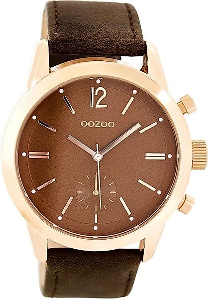 OOZOO Quarzuhr Oozoo Damen Armbanduhr braun Analog, (Analoguhr), Damenuhr r günstig online kaufen