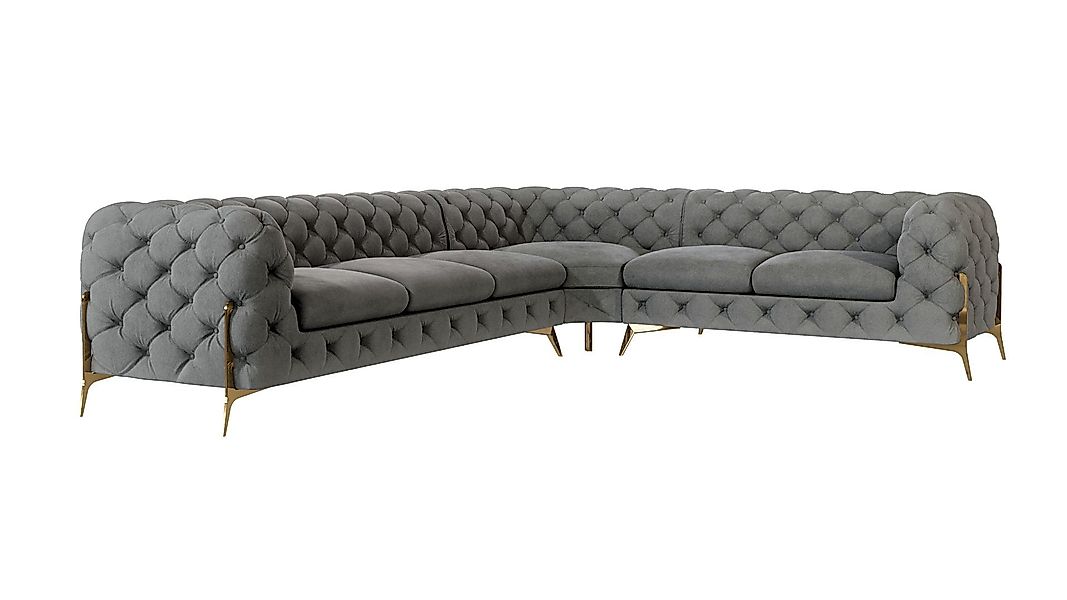S-Style Möbel Ecksofa Ashley, Chesterfield mit günstig online kaufen