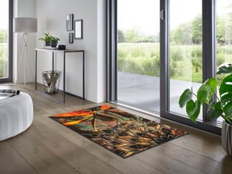 wash+dry by Kleen-Tex Fußmatte "Jungle Dance" rechteckig 7 mm Höhe günstig online kaufen