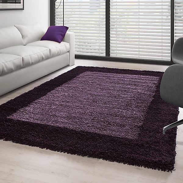 Carpettex Hochflor-Teppich Bordüre Design, Läufer, Höhe: günstig online kaufen