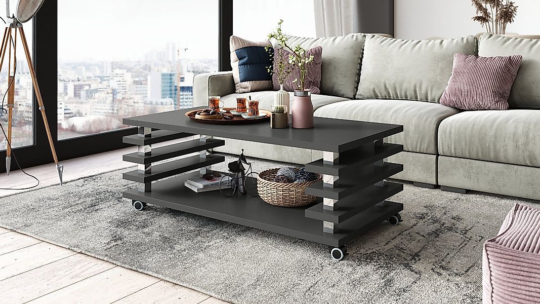 designimpex Couchtisch DC-3 Design Wohnzimmertisch Tisch günstig online kaufen
