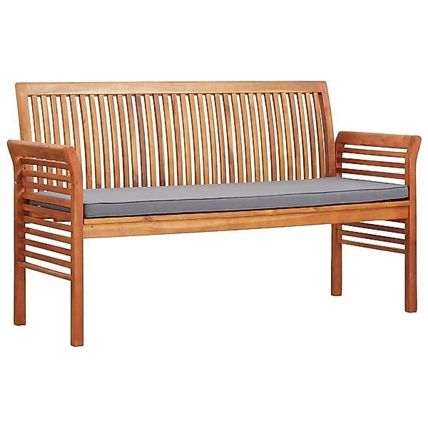 furnicato Gartenbank 3-Sitzer mit Kissen 150 günstig online kaufen