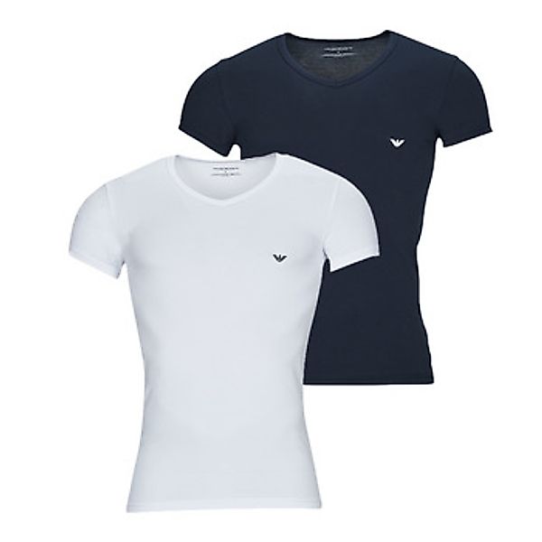 Emporio Armani  T-Shirt V NECK T-SHIRT SLIM FIT PACK X2 günstig online kaufen