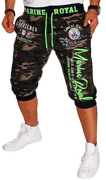 Jaylvis Bermudas Herren Short 3/4 Hose Kurze Jogginghose Sport Marine Royal günstig online kaufen
