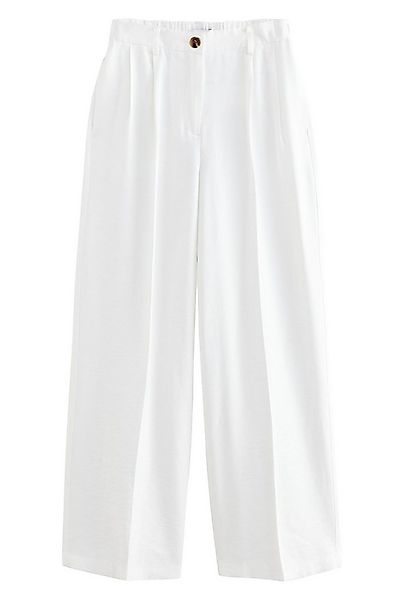 Next Dehnbund-Hose Hose mit weitem Bein und elastischem Rückenbund (1-tlg) günstig online kaufen