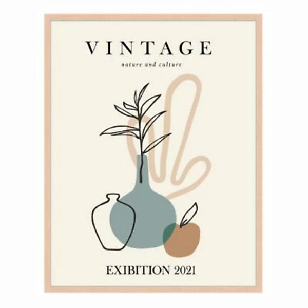 Any Image Wandbild Vintage Exhibition beige Gr. 50 x 60 günstig online kaufen