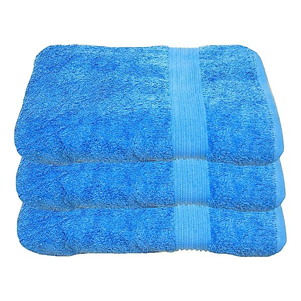 Julie Julsen Duschtücher 3-Duschtücher-Babyblau-Duschtuch 70 x günstig online kaufen
