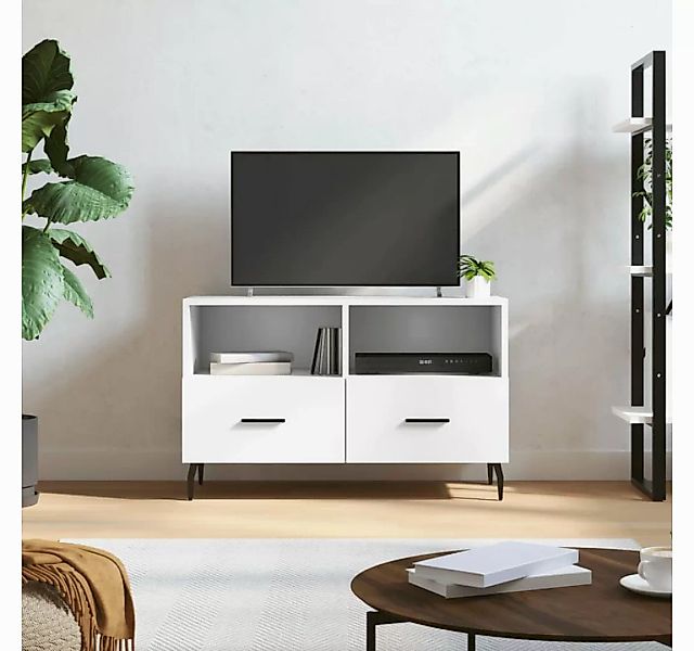 vidaXL TV-Schrank TV-Schrank Weiß 80x36x50 cm Spanplatte günstig online kaufen