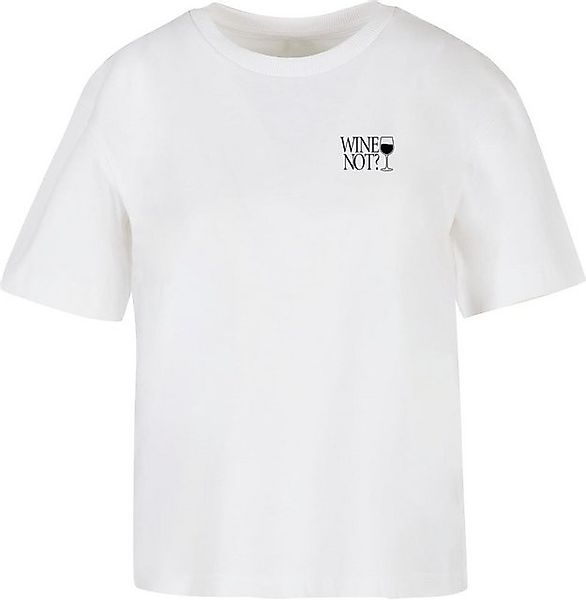 Miss Tee T-Shirt Miss Tee Damen Wine Not Tee (1-tlg) günstig online kaufen