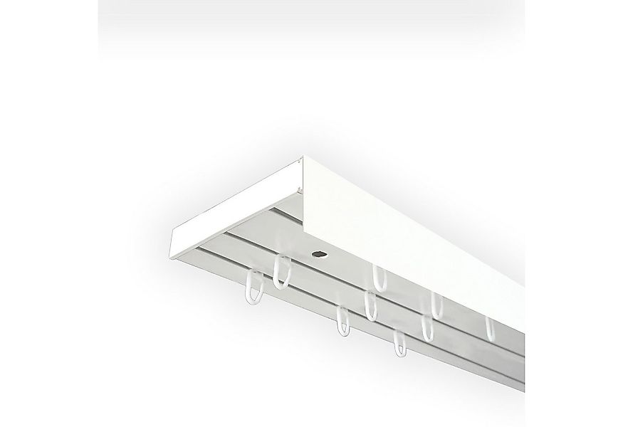 SN DECO GROUP Gardinenschiene Vorhangschiene SH (1) mit Blende 5 cm, 3-läuf günstig online kaufen