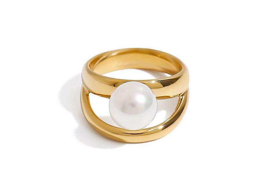 ROUGEMONT Perlenring Moderner extravaganter Perlen Ring Einheitsgröße 7 (54 günstig online kaufen