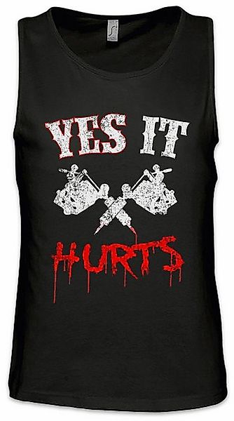Urban Backwoods Tanktop Yes It Hurts Tattoo Machines Ärmelloses T-Shirt Tät günstig online kaufen