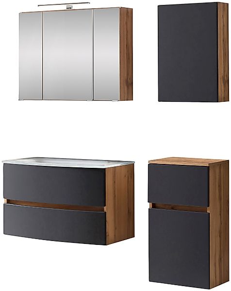 welltime Badezimmer-Set "Kaunas" Set, 4 Stk. tlg. günstig online kaufen