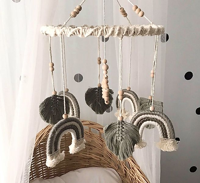 Baby Fancyroom Hängedekoration Makramee Babymobile Mobile günstig online kaufen