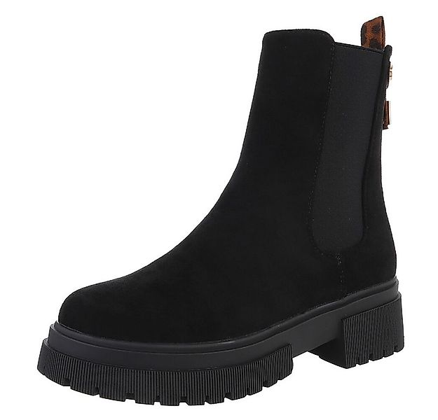 Ital-Design Stylische Chelsea-Stiefel mit flexiblem Design für Damen Platea günstig online kaufen