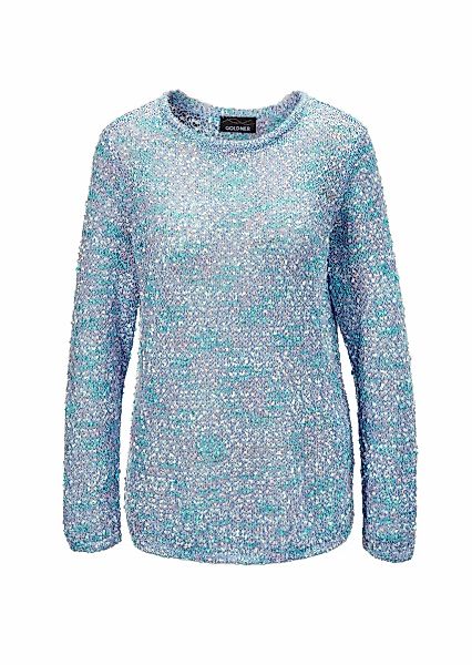 GOLDNER Strickpullover "Effektvoller locker gestrickter Bändchengarnpullove günstig online kaufen