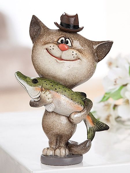 GILDE Comicfigur Dekofigur CatCollection Katzenfiguren Berufe günstig online kaufen