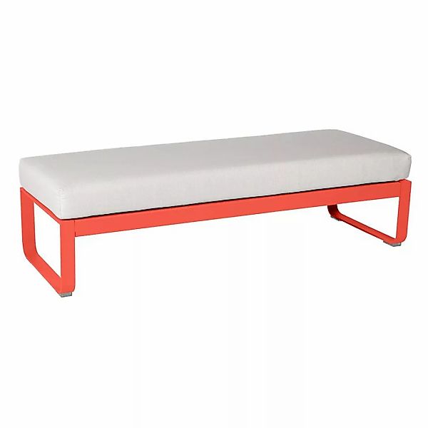 Bellevie 2-Sitzer Polsterhocker 45 Capucine 81 Grauweiß günstig online kaufen