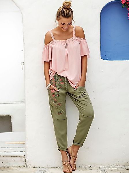 Witt Klassische Bluse Carmenbluse günstig online kaufen