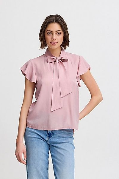 Ichi Kurzarmbluse IXSTINEA SS Bluse mit Schleife günstig online kaufen