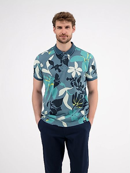 LERROS Poloshirt mit All-Over Print günstig online kaufen