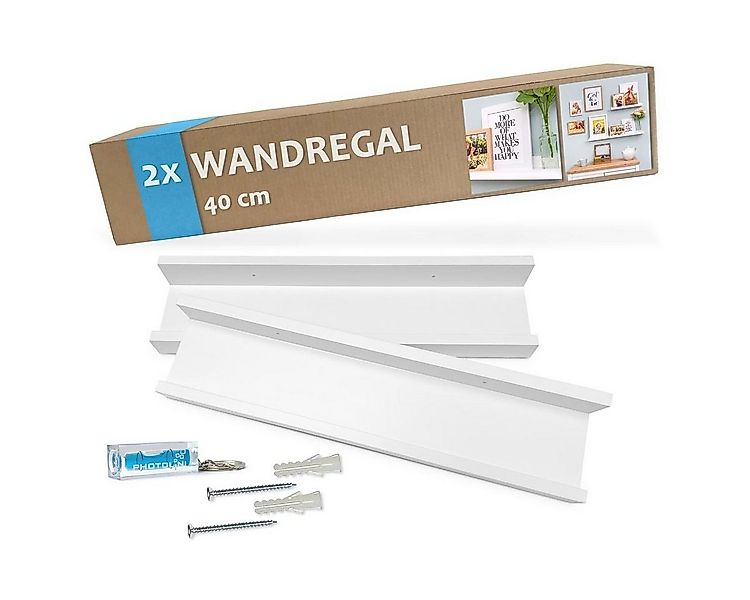 PHOTOLINI Wandregal Bilderleiste, Schweberegal 2er Set für Fotos, Poster & günstig online kaufen