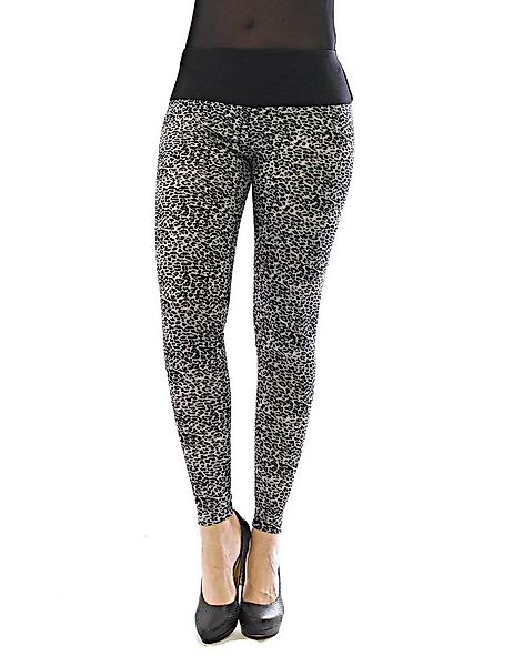 YESET Leggings Damen Leggings lang hoher Bund Hose Leopard Tier Muster hohe günstig online kaufen