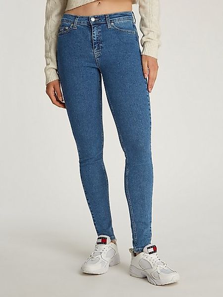 Tommy Jeans Skinny-fit-Jeans "NORA MR SKNY", mit Waschung, mit Logo-Badge günstig online kaufen