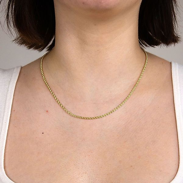 HOPLO Goldkette Goldkette Kordelkette massiv Breite günstig online kaufen