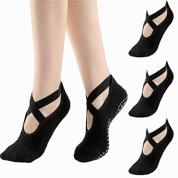Mutig Sportsocken 3 Paar Premium Pilates-Socken günstig online kaufen
