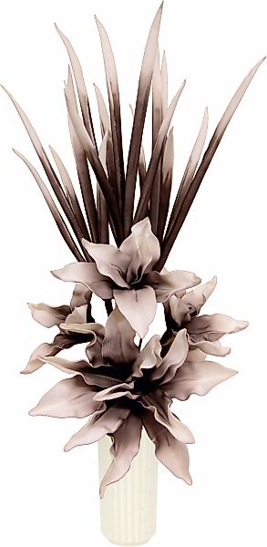 Kunstblume Soft-Blumenarrangement, I.GE.A., Höhe 90 cm, Keramikvase günstig online kaufen