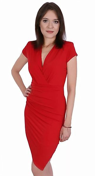 Sarcia.eu Midikleid Rotes, asymmetrisches Kleid JOHN ZACK L günstig online kaufen