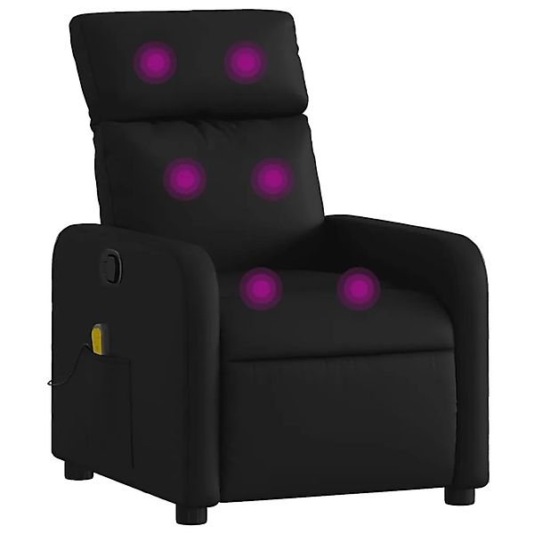 vidaXL Massage-Relaxsessel Schwarz Kunstleder 3206875 günstig online kaufen