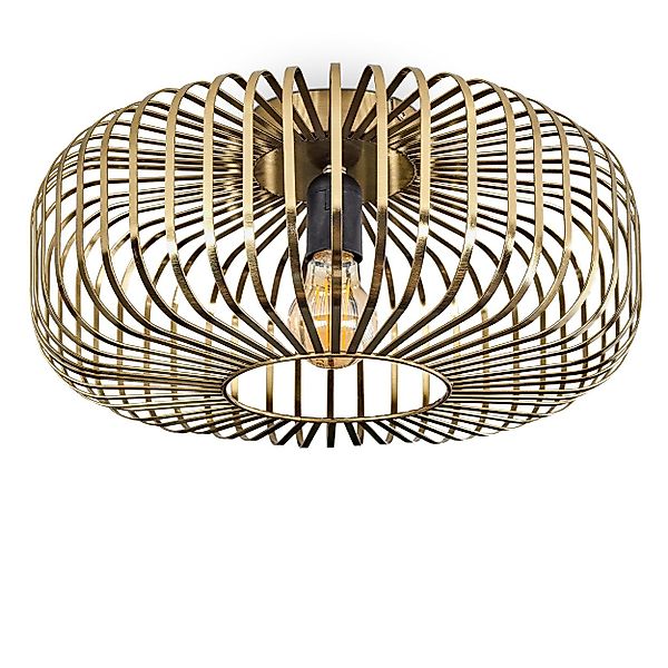 hofstein Deckenleuchte runde Deckenlampe aus Metall günstig online kaufen