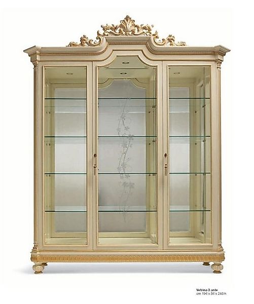 JVmoebel Vitrine Vitrine Schränke Vitrinen Holz Luxus Wohnzimmer Möbel Schr günstig online kaufen