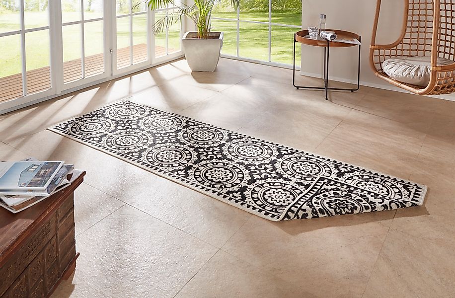 NORTHRUGS Läufer »Jardin«, rechteckig, 5 mm Höhe, Wendeteppich, In-& Outdoo günstig online kaufen