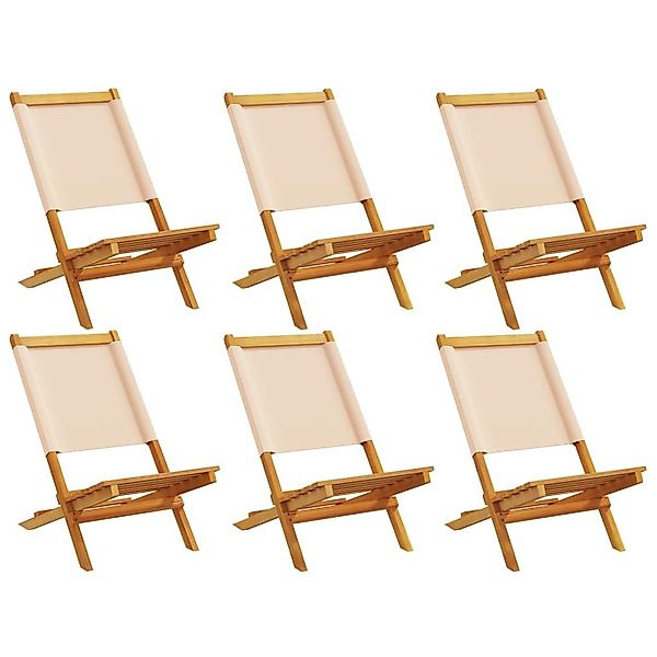 vidaXL Gartenstuhl Gartenstühle 6 Stk. Klappbar günstig online kaufen