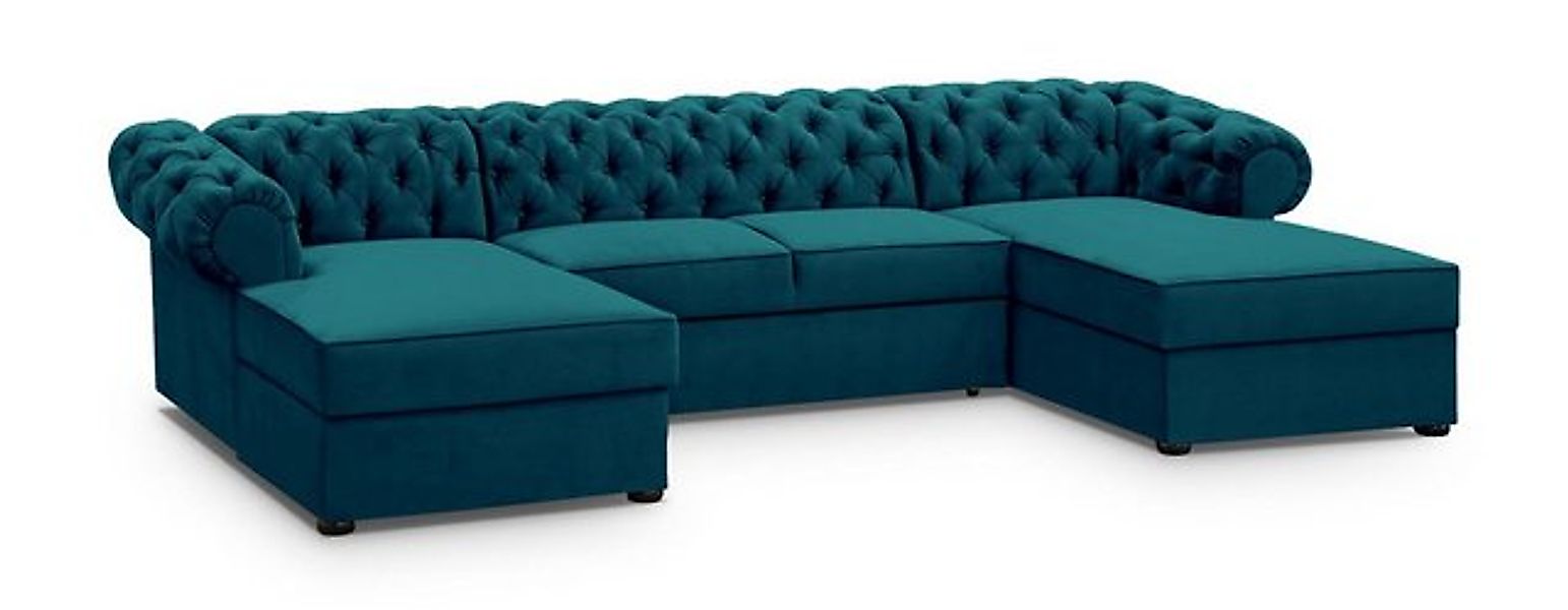 Beautysofa Ecksofa mit Schlaffunktion und zwei Bettkasten Chester U, hochwe günstig online kaufen