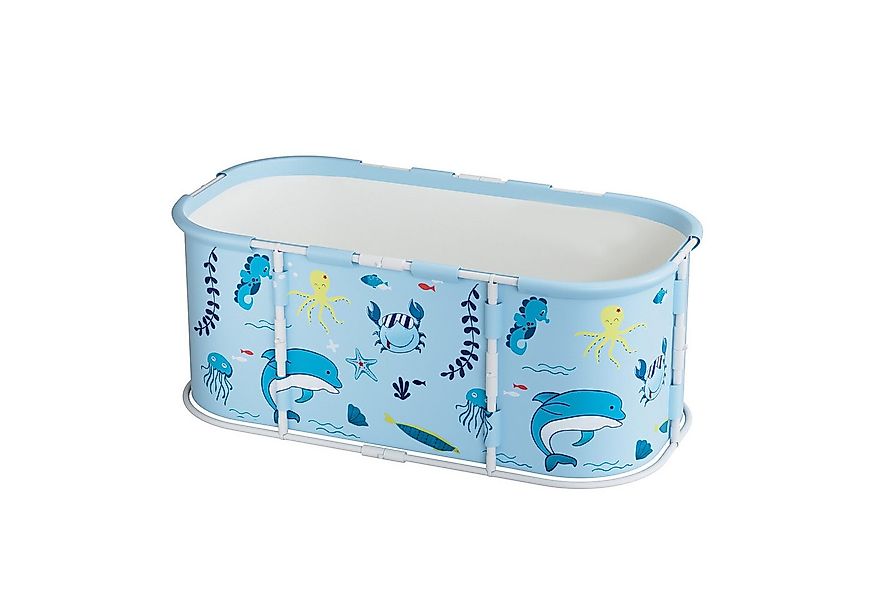 Rutaqian Badewanne Faltbare Badewanne, Erwachsene Tragbarer mit Metallrahme günstig online kaufen