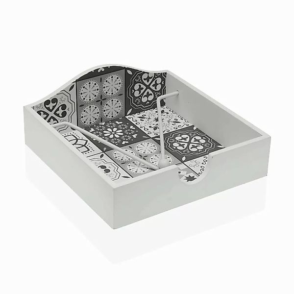 Serviettenring Versa Mosaic Holz Mdf (18 X 7 X 18 Cm) günstig online kaufen