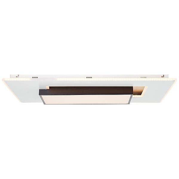 LED Deckenleuchte Hutson in Weiß und Schwarz 3x 20W 6800lm günstig online kaufen