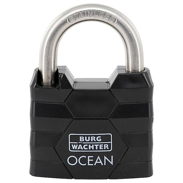 Burg Wächter Zylinder-Vorhangschloss Seewasserfest 490 NI 50 SB Schwarz günstig online kaufen
