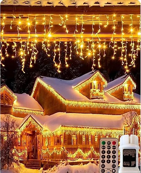 Diyarts LED-Lichternetz, 480-flammig, 15,75m Warm- & Kaltweiß Lichterkette günstig online kaufen