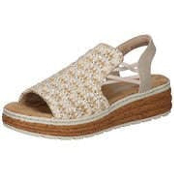 Rieker Keilsandale Damen beige günstig online kaufen