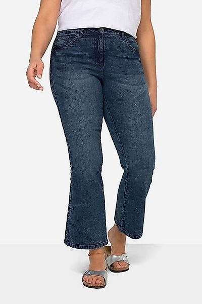 Angel of Style 5-Pocket-Jeans Bootcut-Jeans Stickereiband Schlag 5-Pocket günstig online kaufen