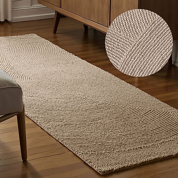 HANSE Home Wollteppich »Eleni«, rechteckig, 18 mm Höhe, Handgetuftet, Wolle günstig online kaufen
