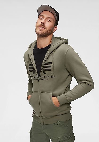 Alpha Industries Kapuzensweatjacke "BASIC ZIP HOODY" günstig online kaufen