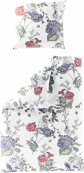 BIERBAUM Bettwäsche "4074" 2 Stk. Seersucker, 100 % Baumwolle, bügelfrei günstig online kaufen