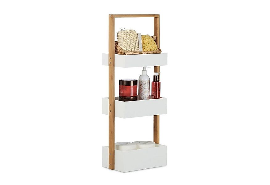 relaxdays Badregal mit 3 Körbe günstig online kaufen