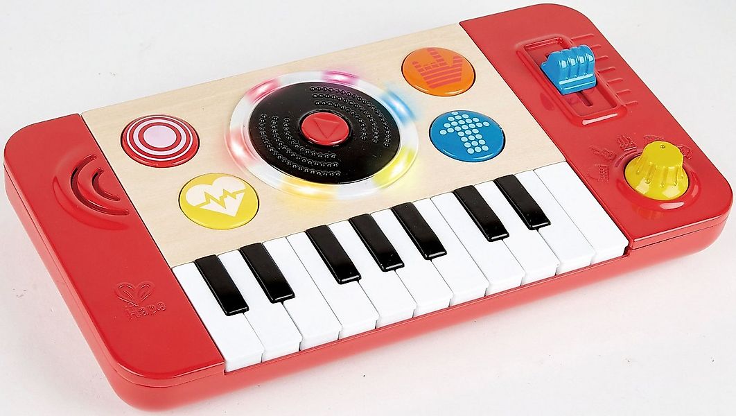 Hape Spielzeug-Musikinstrument DJ-Mischpult, mit Licht & Sound günstig online kaufen